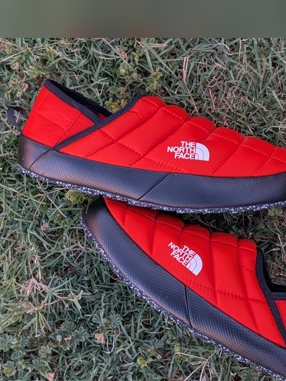 The North Face ThermoBall Eco Traction Slipper Mules Men’s 8 Women’s 9.5 Orange - Picture 3 of 7